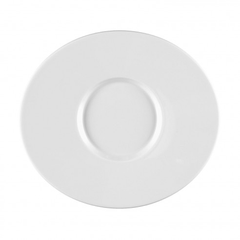 Eventteller flach oval 25 cm 00006 Mandarin