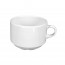 Obere zur Milchkaffeetasse